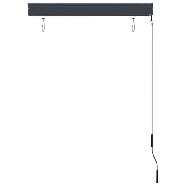 Rullgardin utomhus 100x250 cm orange och brun