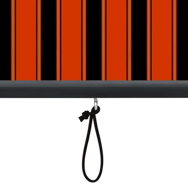 Rullgardin utomhus 100x250 cm orange och brun