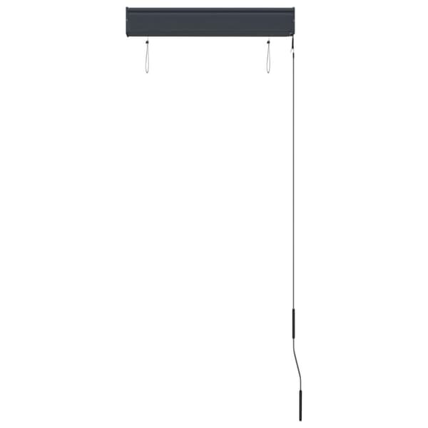 udendørs rullegardin 60x250 cm blå og hvid