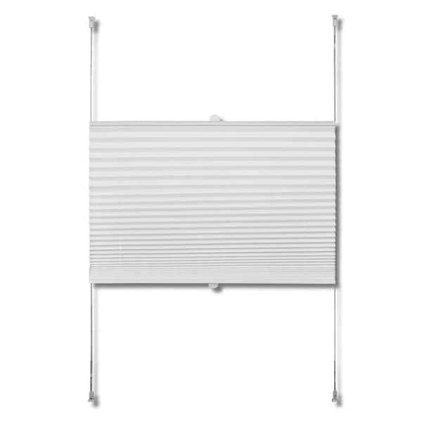 Plisségardin 40x200 cm vit