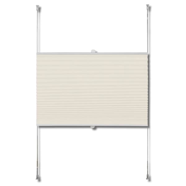 Plisse Kaihdin 60x125cm Kermanvärinen