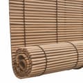Miniatyrbild 5 av 6: vidaXL Rullgardin brun bambu 80 x 160 cm -  Rullgardiner & persienner