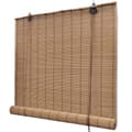 Miniatyrbild 1 av 6: vidaXL Rullgardin brun bambu 80 x 160 cm -  Rullgardiner & persienner