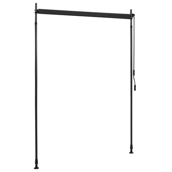 vidaXL udendørs rullegardin 150x270 cm antracitgrå -  Rullegardiner