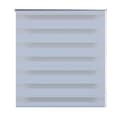 Miniatyrbillede 3 af 7: Rullegardin i zebradesign 40 x 100 cm hvid -  Rullegardiner