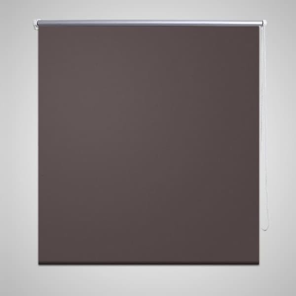 Mørklægningsrullegardin 120 x 230 cm kaffefarvet -  Rullegardiner