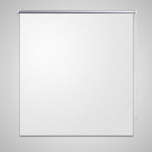 Mørklægningsrullegardin 120 x 175 cm hvid -  Rullegardiner