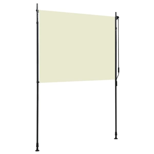 vidaXL udendørs rullegardin 150x270 cm cremefarvet -  Rullegardiner