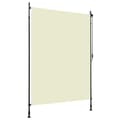 Miniatyrbillede 2 af 8: vidaXL udendørs rullegardin 150x270 cm cremefarvet -  Rullegardiner