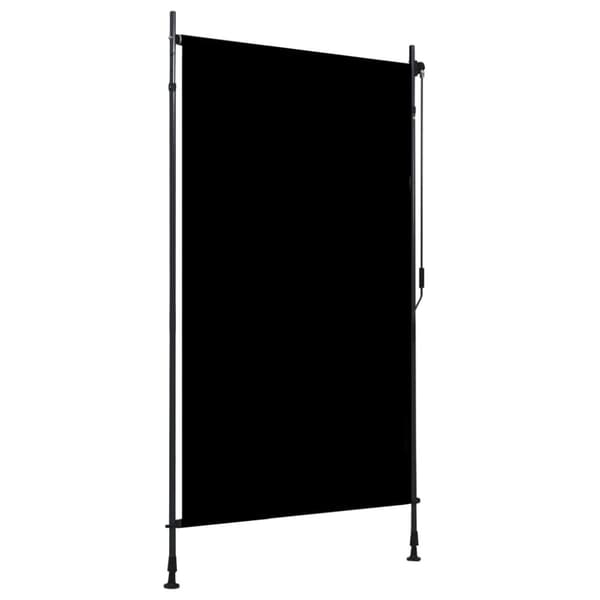 vidaXL udendørs rullegardin 120x270 cm antracitgrå -  Rullegardiner