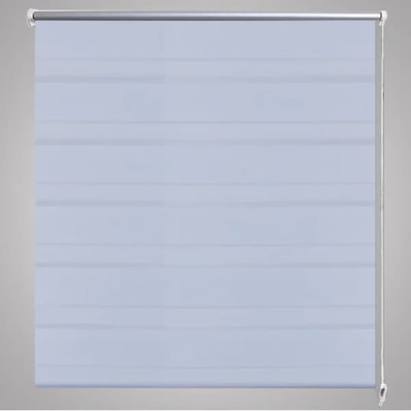 Rullegardin i zebradesign 120 x 230 cm hvid -  Rullegardiner