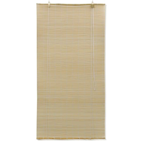 vidaXL Rullgardin naturlig bambu 120 x 220 cm -  Rullgardiner & persienner