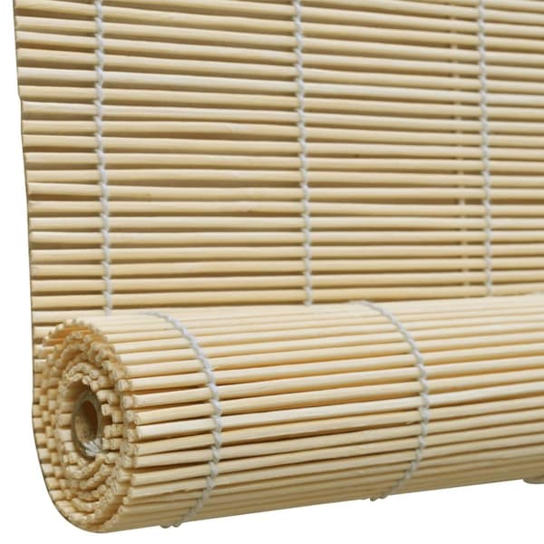 vidaXL Rullgardin naturlig bambu 120 x 220 cm -  Rullgardiner & persienner