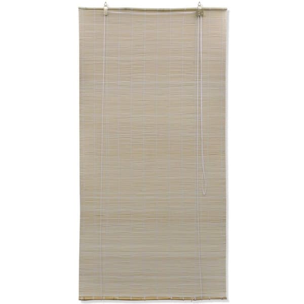 vidaXL Rullgardin naturlig bambu 4 st 120x160 cm -  Rullgardiner & persienner