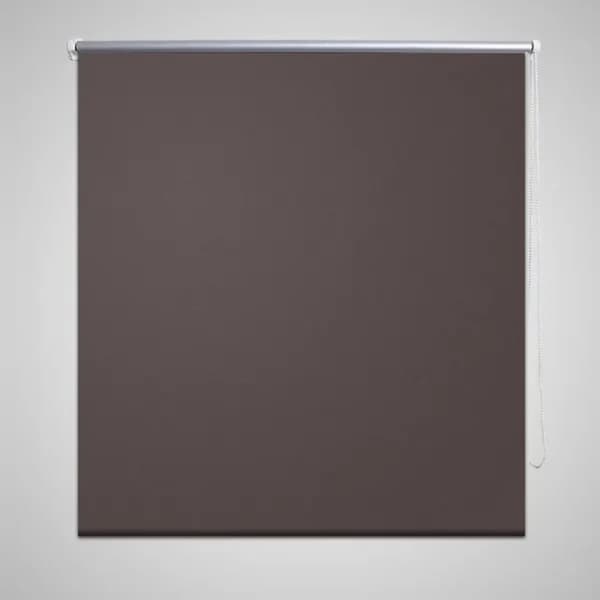 vidaXL mørklægningsrullegardin 120 x 175 cm kaffefarvet -  Rullegardiner