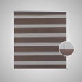 Miniatyrbillede 4 af 7: Rullegardin i zebradesign 80 x 150 cm kaffefarvet -  Rullegardiner