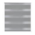 Miniatyrbillede 3 af 7: Rullegardin i zebradesign 50 x 100 cm grå -  Rullegardiner