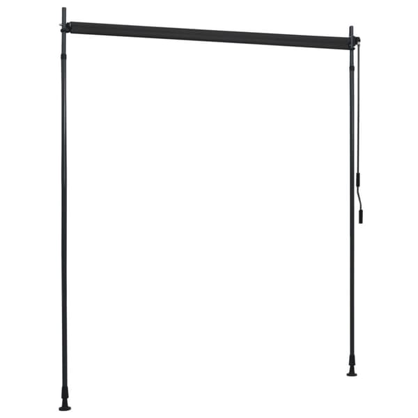 vidaXL udendørs rullegardin 200x270 cm antracitgrå -  Rullegardiner