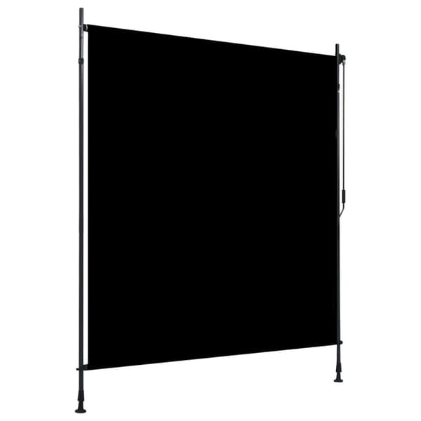 vidaXL udendørs rullegardin 200x270 cm antracitgrå -  Rullegardiner