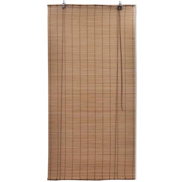 vidaXL Rullaverho bambu 100x220 cm ruskea -  Sälekaihtimet & rullaverhot