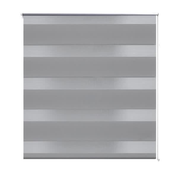 Zebra rullakaihdin 140 x 175 cm harmaa -  Sälekaihtimet & rullaverhot