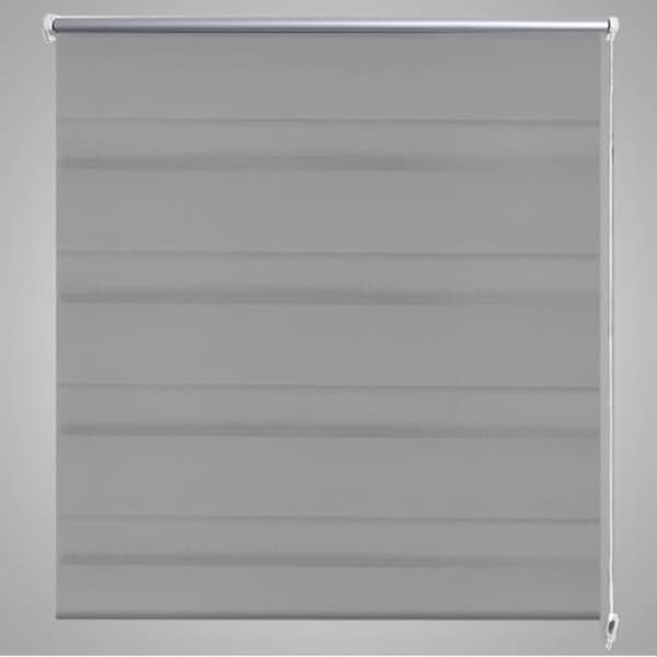 Zebra rullakaihdin 140 x 175 cm harmaa -  Sälekaihtimet & rullaverhot