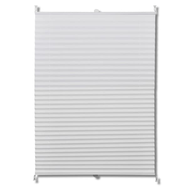 Plisse Kaihdin 50x100cm Valkoinen Laskosverhot -  Sälekaihtimet & rullaverhot