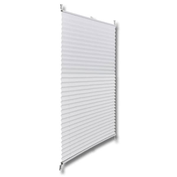Plisse Kaihdin 50x100cm Valkoinen Laskosverhot -  Sälekaihtimet & rullaverhot