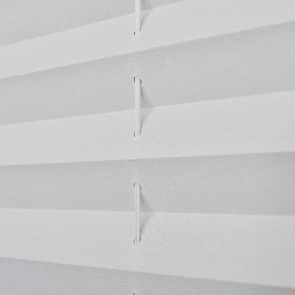 The Living Store plisségardiner 60 x 125 cm hvid -  Rullegardiner
