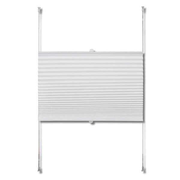 Plisse Kaihdin 100x125cm Valkoinen Laskosverhot -  Sälekaihtimet & rullaverhot