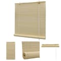 Miniatyrbild 1 av 6: The Living Store Rullgardin i naturlig bambu 150 x 220 cm -  Rullgardiner & persienner