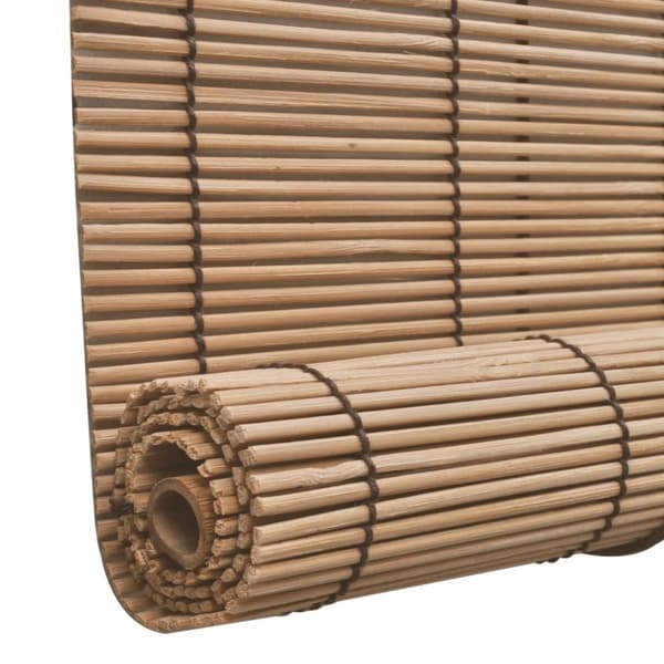 The Living Store Rullgardin bambu 140x220 cm brun -  Rullgardiner & persienner
