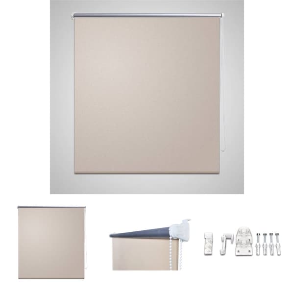 Pimentävä rullaverho 160 x 175 cm Beige - Sälekaihtimet & rullaverhot