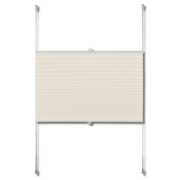 Plisse Kaihdin 50x150cm Kermanvärinen -  Sälekaihtimet & rullaverhot