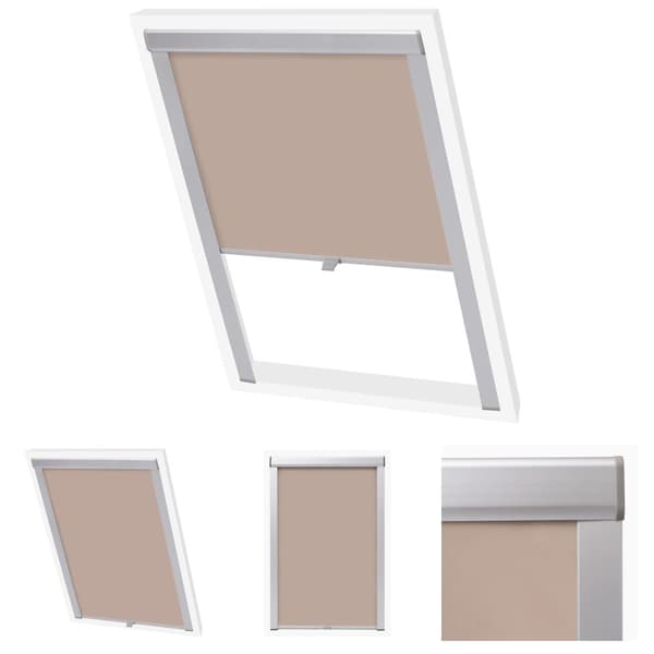The Living Store Pimentävä rullaverho beige F06 - Sälekaihtimet & rullaverhot