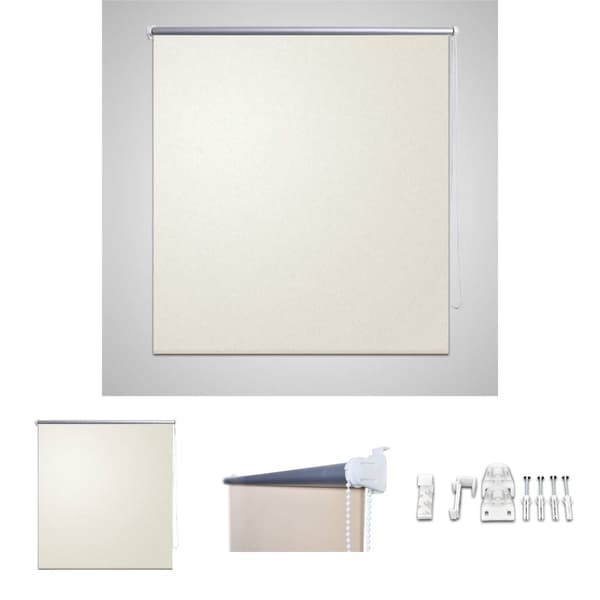 Rullgardin mörkläggande 40x100 cm benvit -  Rullgardiner & persienner