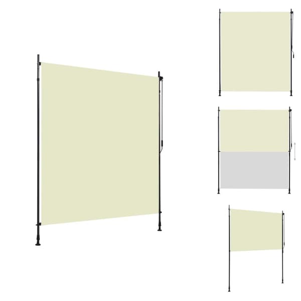 Rullgardiner & persienner - Living Rullgardin utomhus 200x270 cm gräddvit
