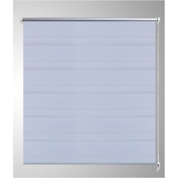 Rullegardiner - Rullegardin i zebradesign 90 x 150 cm hvid