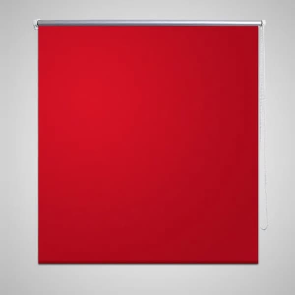 Rullgardiner & persienner - Rullgardin röd 160 x 175 cm mörkläggande