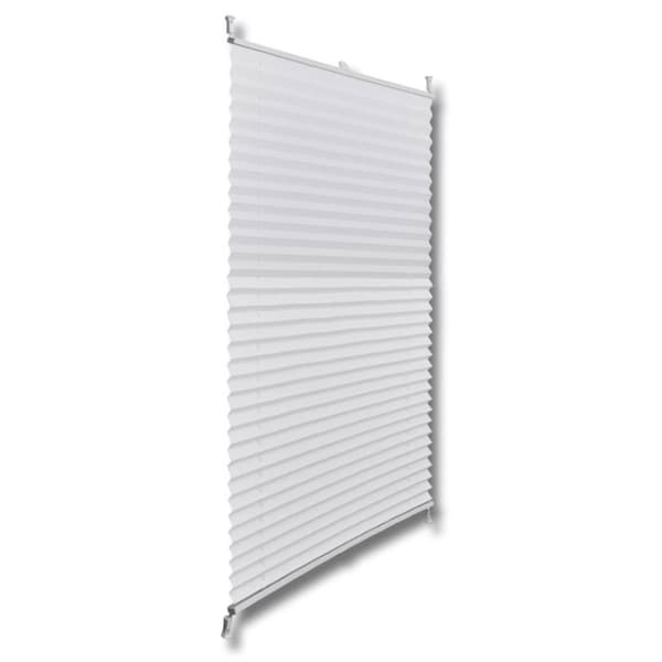 Rullgardiner & persienner - Living Plisségardin 90x125cm cm vit