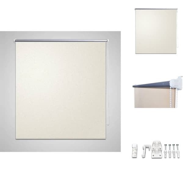 Rullegardiner - Mørklægningsrullegardin 140 x 230 cm offwhite
