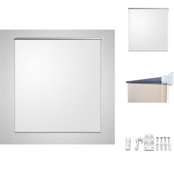 Rullgardiner & persienner - Living Rullgardin för mörkläggning 160 x 175 cm vit