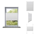 Miniatyrbillede 1 af 8: Rullegardiner - Plisserede blinde 90x150 cm hvid