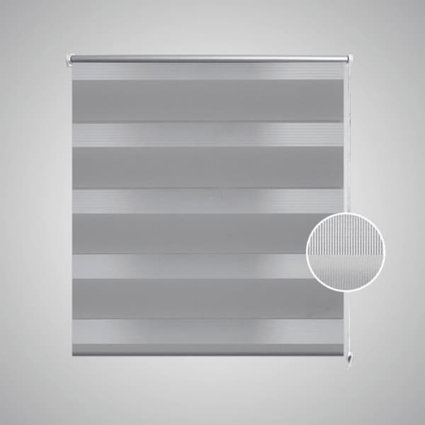Sälekaihtimet & rullaverhot - Zebra rullakaihdin 40 x 100 cm harmaa