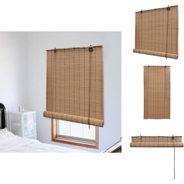 Rullegardiner - Living rullegardin 140x220 cm bambus brun