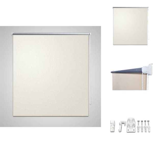 Rullegardiner - Mørklægningsrullegardin 120 x 175 cm offwhite