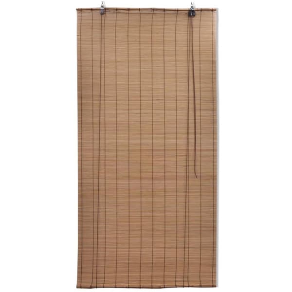 Rullegardiner - Living rullegardiner 2 stk. 100x160 cm bambus brun
