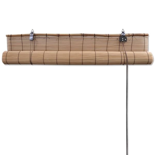 Rullegardiner - Living rullegardiner 2 stk. 100x160 cm bambus brun