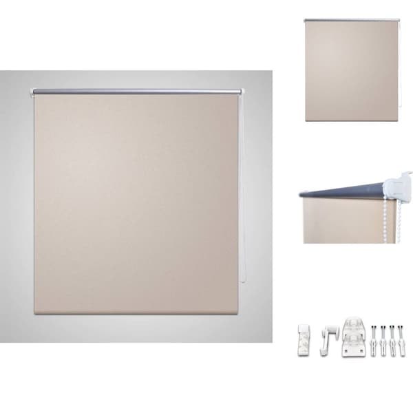 Rullgardiner & persienner - Living Rullgardin för mörkläggning 160 x 175 cm beige