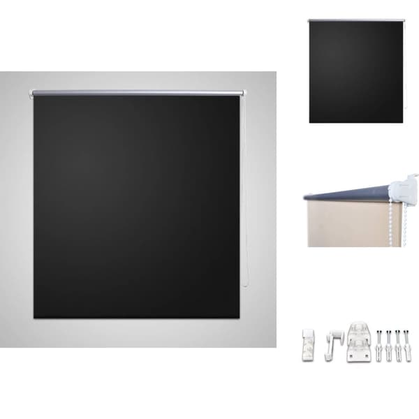 Rullgardiner & persienner - Rullgardin svart 120 x 230 cm mörkläggande